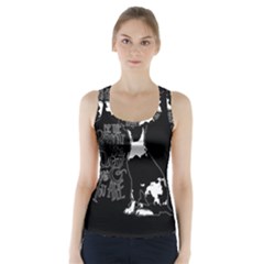 Dog Person Racer Back Sports Top by Valentinaart