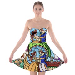 Happily Ever After 1   Beauty And The Beast Strapless Bra Top Dress by storybeth