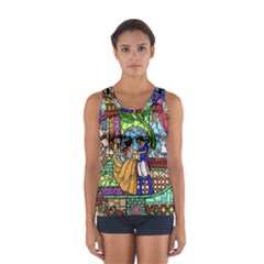 Happily Ever After 1   Beauty And The Beast Women s Sport Tank Top  by storybeth