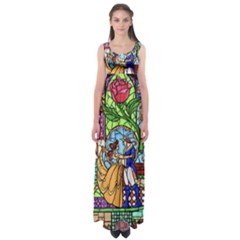 Happily Ever After 1   Beauty And The Beast Empire Waist Maxi Dress by storybeth