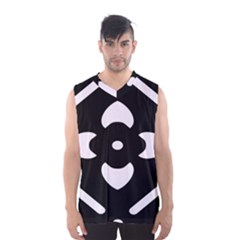 Black And White Pattern Background Men s Basketball Tank Top by Nexatart