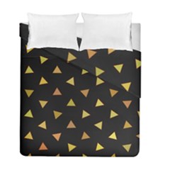 Shapes Abstract Triangles Pattern Duvet Cover Double Side (full/ Double Size)