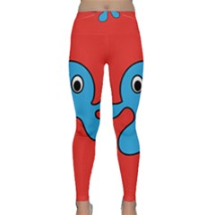 Creature Forms Funny Monster Comic Classic Yoga Leggings by Nexatart