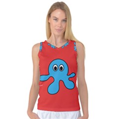 Creature Forms Funny Monster Comic Women s Basketball Tank Top by Nexatart