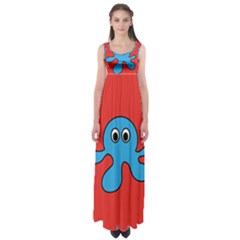 Creature Forms Funny Monster Comic Empire Waist Maxi Dress by Nexatart