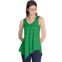 Pattern Green Background Lines Sleeveless Tunic View1