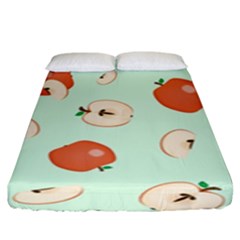 Apple Fruit Background Food Fitted Sheet (king Size)