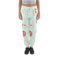 Apple Fruit Background Food Women s Jogger Sweatpants by Nexatart