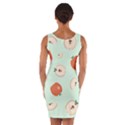 Apple Fruit Background Food Wrap Front Bodycon Dress View2