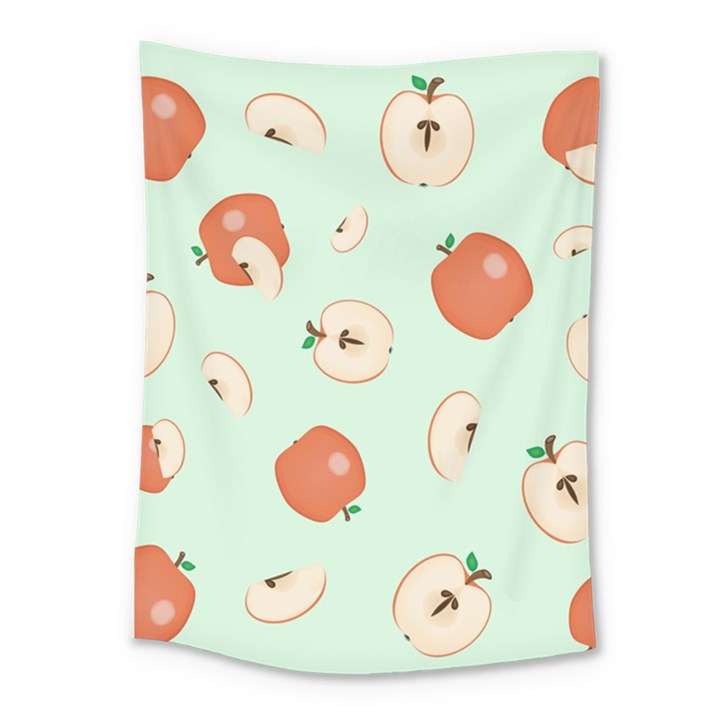 Apple Fruit Background Food Medium Tapestry