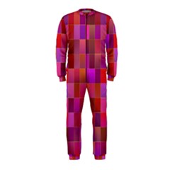 Shapes Abstract Pink Onepiece Jumpsuit (kids)