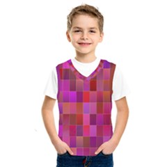 Shapes Abstract Pink Kids  Sportswear by Nexatart