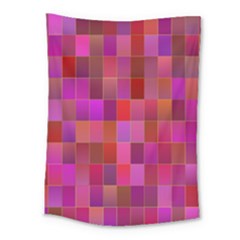 Shapes Abstract Pink Medium Tapestry