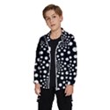 Dot Dots Round Black And White Wind Breaker (Kids) View2