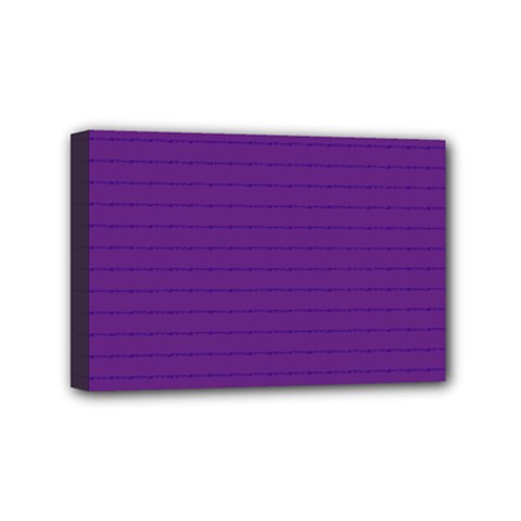 Pattern Violet Purple Background Mini Canvas 6  X 4  by Nexatart