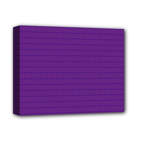 Pattern Violet Purple Background Deluxe Canvas 14  X 11  by Nexatart