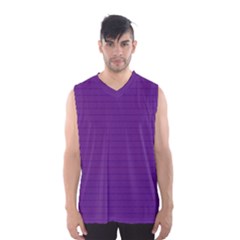 Pattern Violet Purple Background Men s Basketball Tank Top by Nexatart