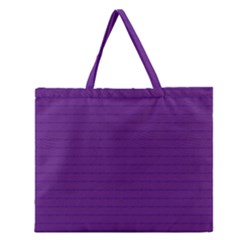 Pattern Violet Purple Background Zipper Large Tote Bag by Nexatart