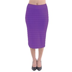 Pattern Violet Purple Background Velvet Midi Pencil Skirt