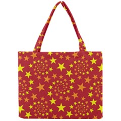 Star Stars Pattern Design Mini Tote Bag by Nexatart