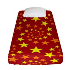 Star Stars Pattern Design Fitted Sheet (single Size)