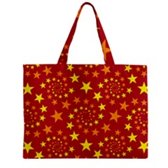 Star Stars Pattern Design Zipper Mini Tote Bag by Nexatart