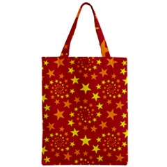 Star Stars Pattern Design Zipper Classic Tote Bag by Nexatart