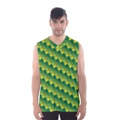 Dragon Scale Scales Pattern Men s Basketball Tank Top by Nexatart