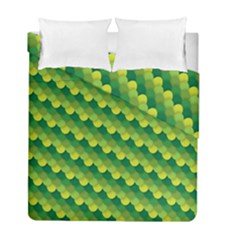 Dragon Scale Scales Pattern Duvet Cover Double Side (full/ Double Size) by Nexatart