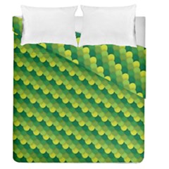 Dragon Scale Scales Pattern Duvet Cover Double Side (queen Size)