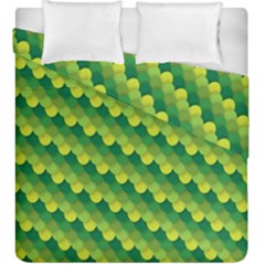 Dragon Scale Scales Pattern Duvet Cover Double Side (king Size)