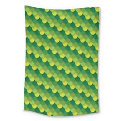 Dragon Scale Scales Pattern Large Tapestry by Nexatart