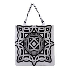 Celtic Draw Drawing Hand Draw Grocery Tote Bag by Nexatart