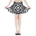 Celtic Draw Drawing Hand Draw Mini Flare Skirt View3