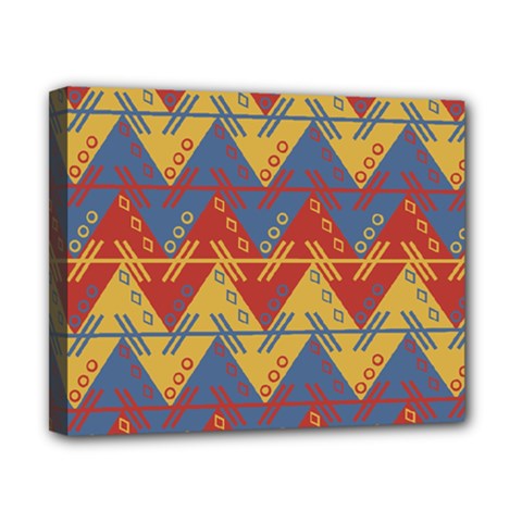 Aztec Traditional Ethnic Pattern Canvas 10  X 8  by Nexatart