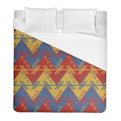 Aztec Traditional Ethnic Pattern Duvet Cover (full/ Double Size) by Nexatart