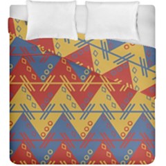 Aztec Traditional Ethnic Pattern Duvet Cover Double Side (king Size) by Nexatart