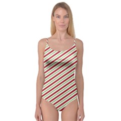 Stripes Striped Design Pattern Camisole Leotard  by Nexatart