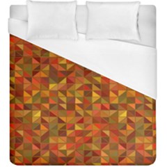 Gold Mosaic Background Pattern Duvet Cover (king Size)