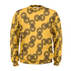 Abstract Shapes Links Design Men s Sweatshirt by Nexatart