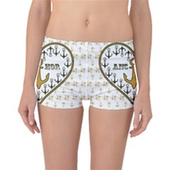 Anchor Heart Boyleg Bikini Bottoms by Nexatart