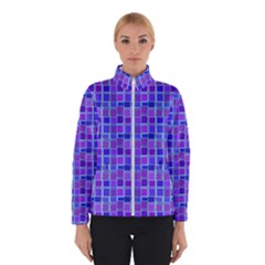 Background Mosaic Purple Blue Winterwear by Nexatart