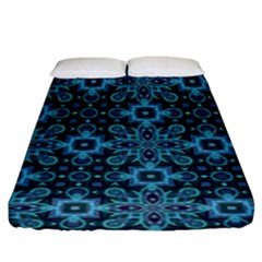 Abstract Pattern Design Texture Fitted Sheet (king Size) by Nexatart