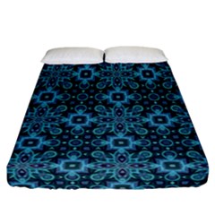 Abstract Pattern Design Texture Fitted Sheet (california King Size)