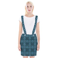 Abstract Pattern Design Texture Suspender Skirt