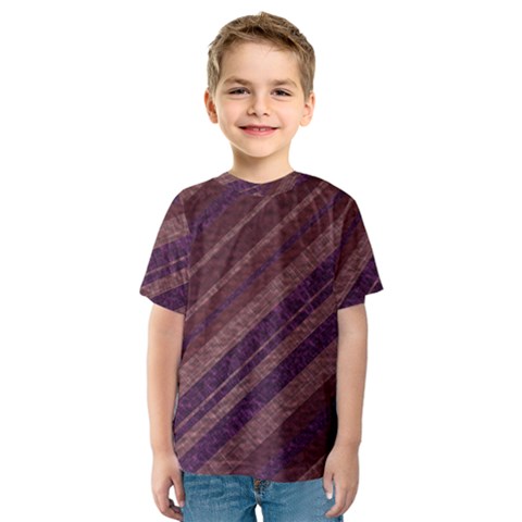 Stripes Course Texture Background Kids  Sport Mesh Tee by Nexatart