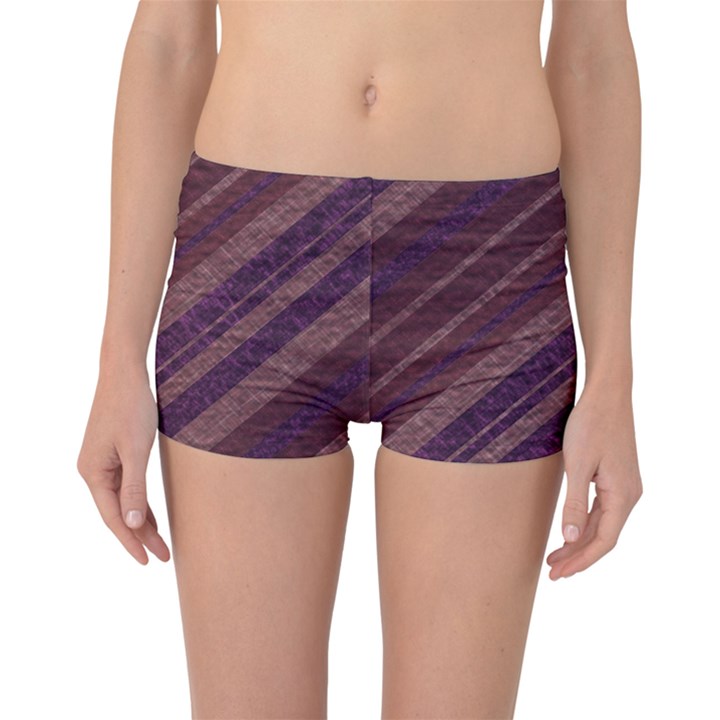 Stripes Course Texture Background Boyleg Bikini Bottoms