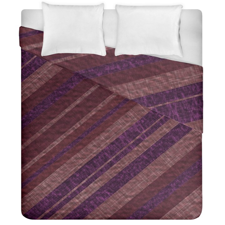 Stripes Course Texture Background Duvet Cover Double Side (California King Size)