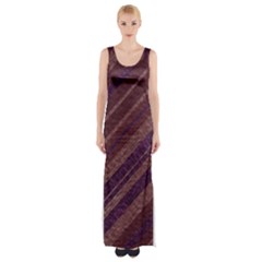 Stripes Course Texture Background Maxi Thigh Split Dress by Nexatart