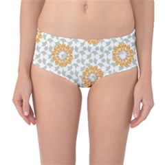 Stamping Pattern Fashion Background Mid-waist Bikini Bottoms by Nexatart